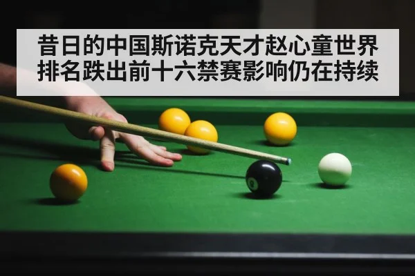 昔日的中国斯诺克天才赵心童世界排名跌出前十六禁赛影响仍在持续